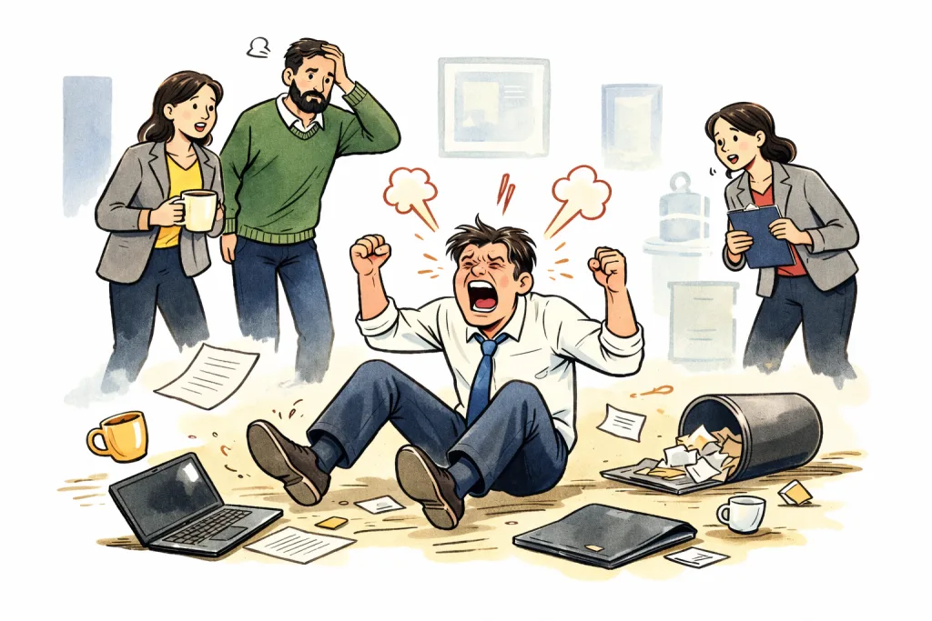 Ilustración sobre las diferencias emocionales entre adultos y niños
